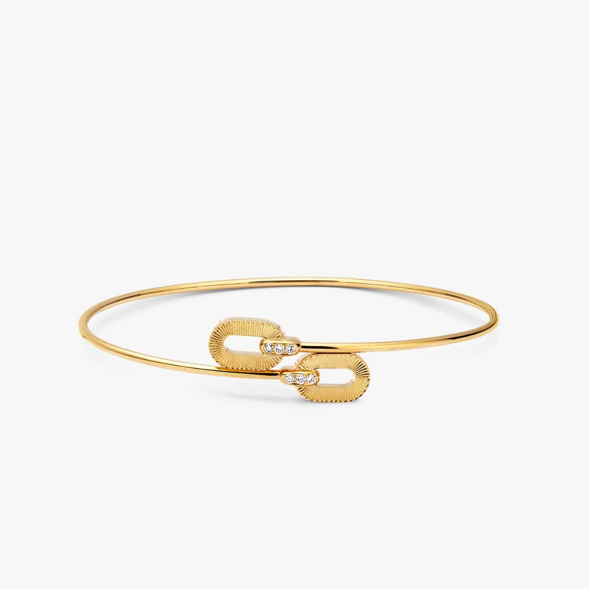 Bracelet Ruban Flex Or jaune