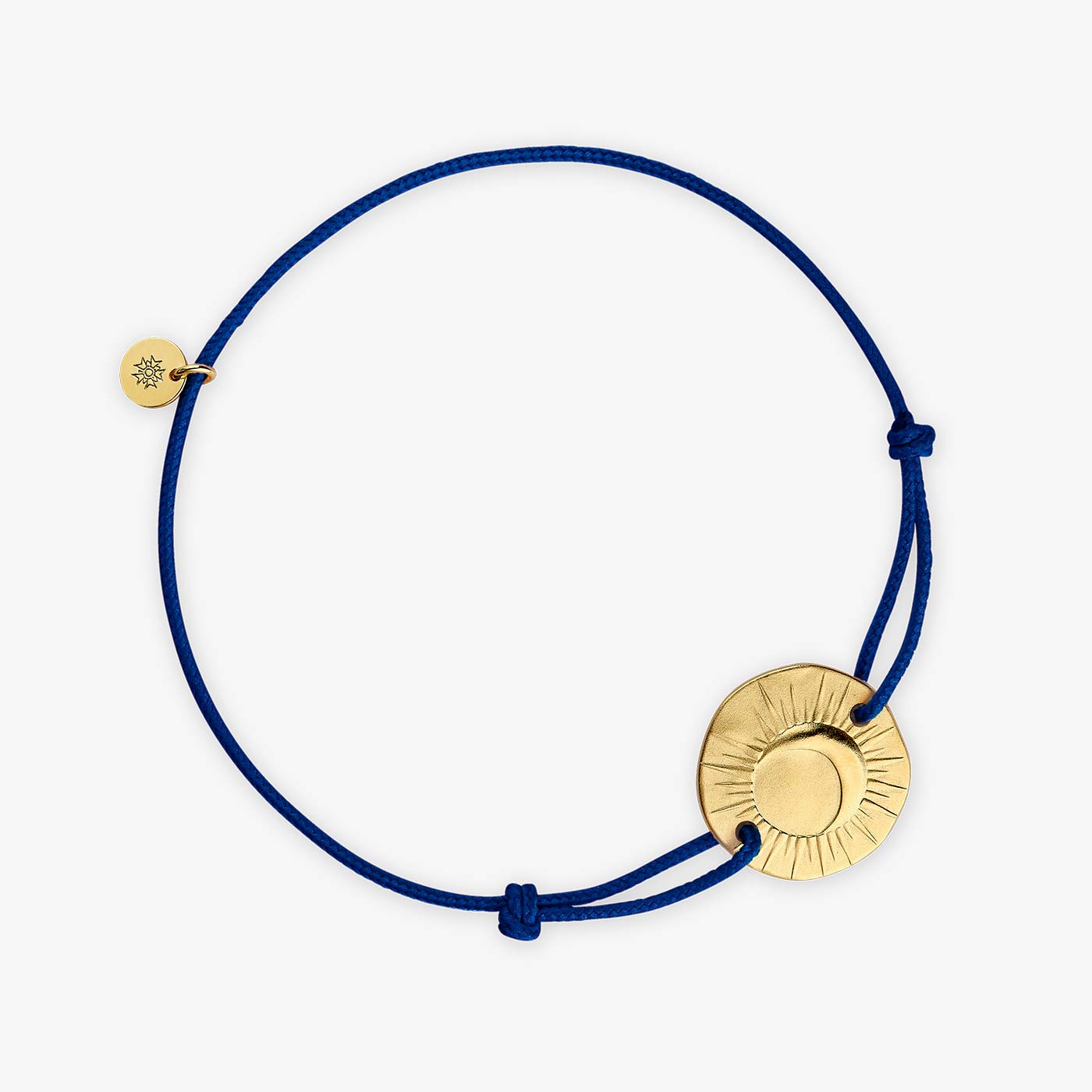 Bracelet Cordon Vermeil Eclipse - Bleu roi