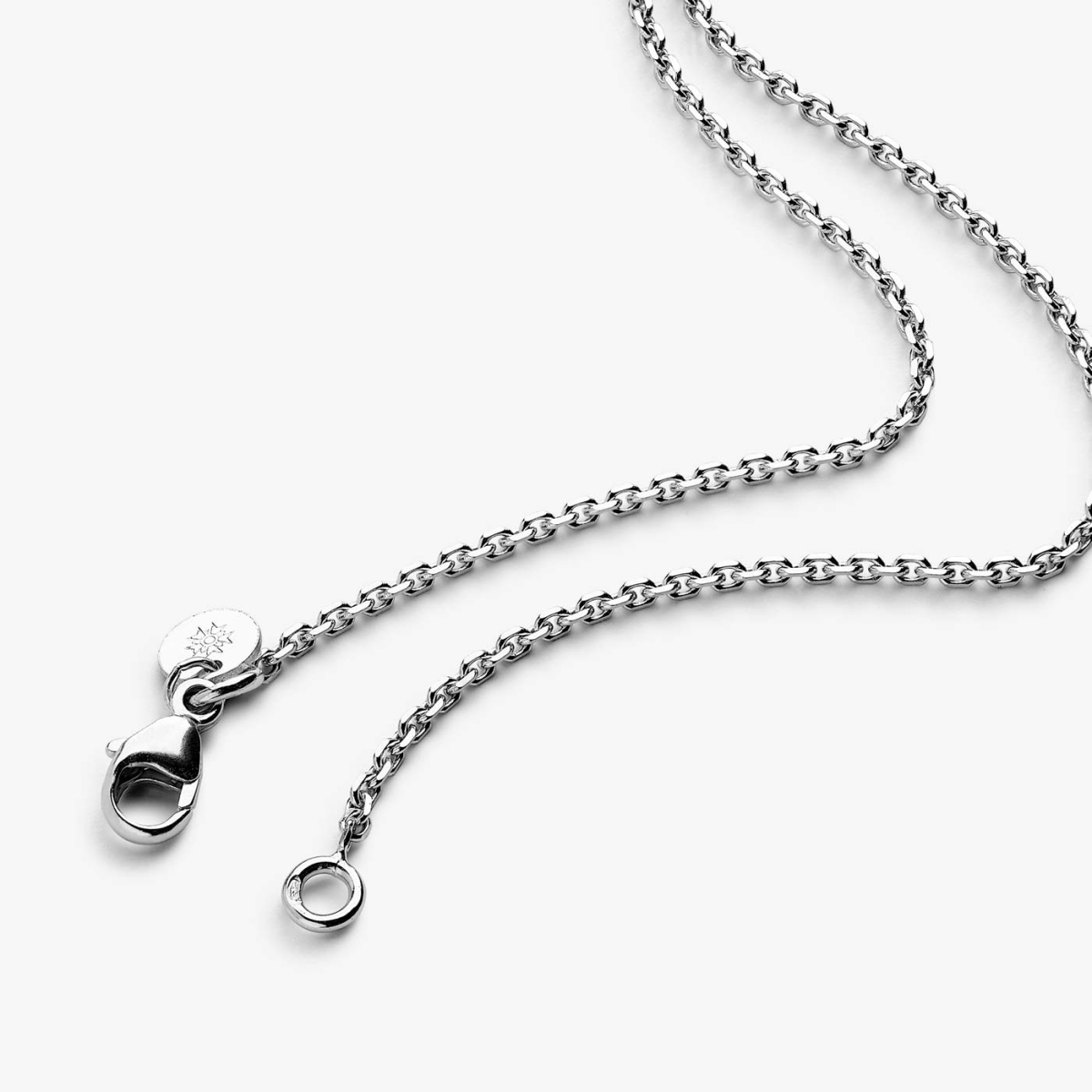 Collier Chaîne Fine En Or Blanc 9 Carats - Longueur 16-20 Pouces, Jewellerybox (neuf Avec étiquettes)