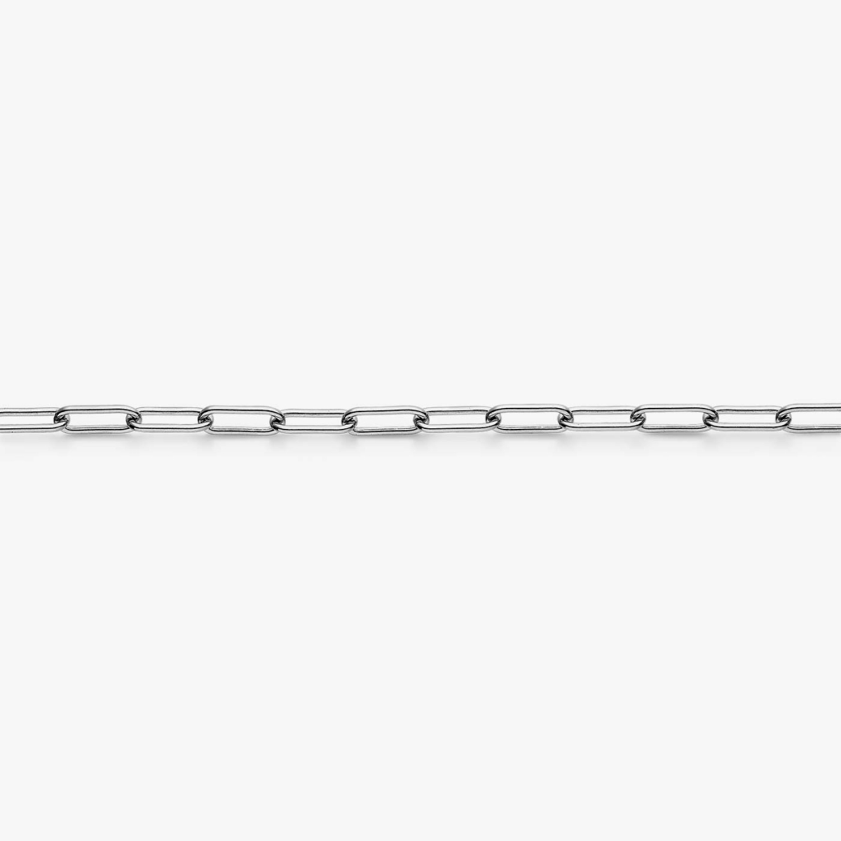 Chaîne En Or Blanc 18 Carats - 60 Cm, 6,1 Grammes, Unisexe - Neuf Avec étiquettes