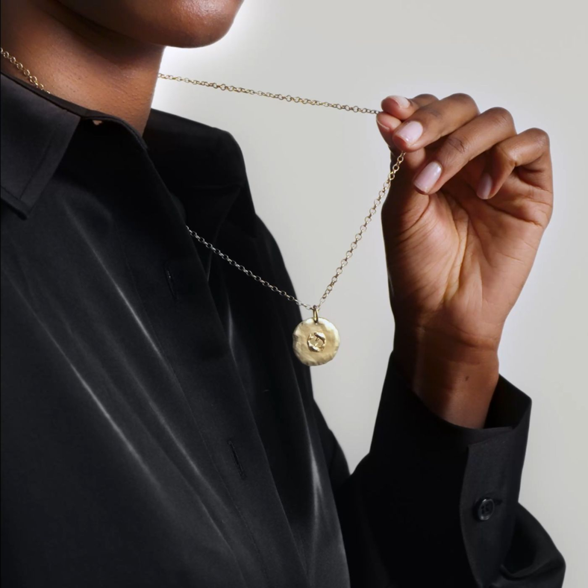 Médaille Sagittaire Pendentif Constellation Plaqué or 18K Et