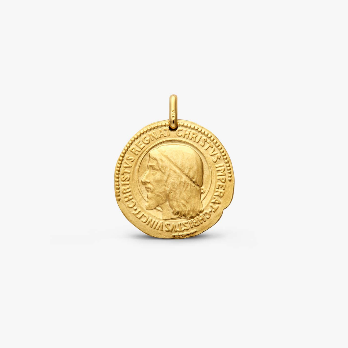 Médaillon Ou Médaille De Baptême En Or 750 Millièmes - Occasion, Bijou Religieux Vintage