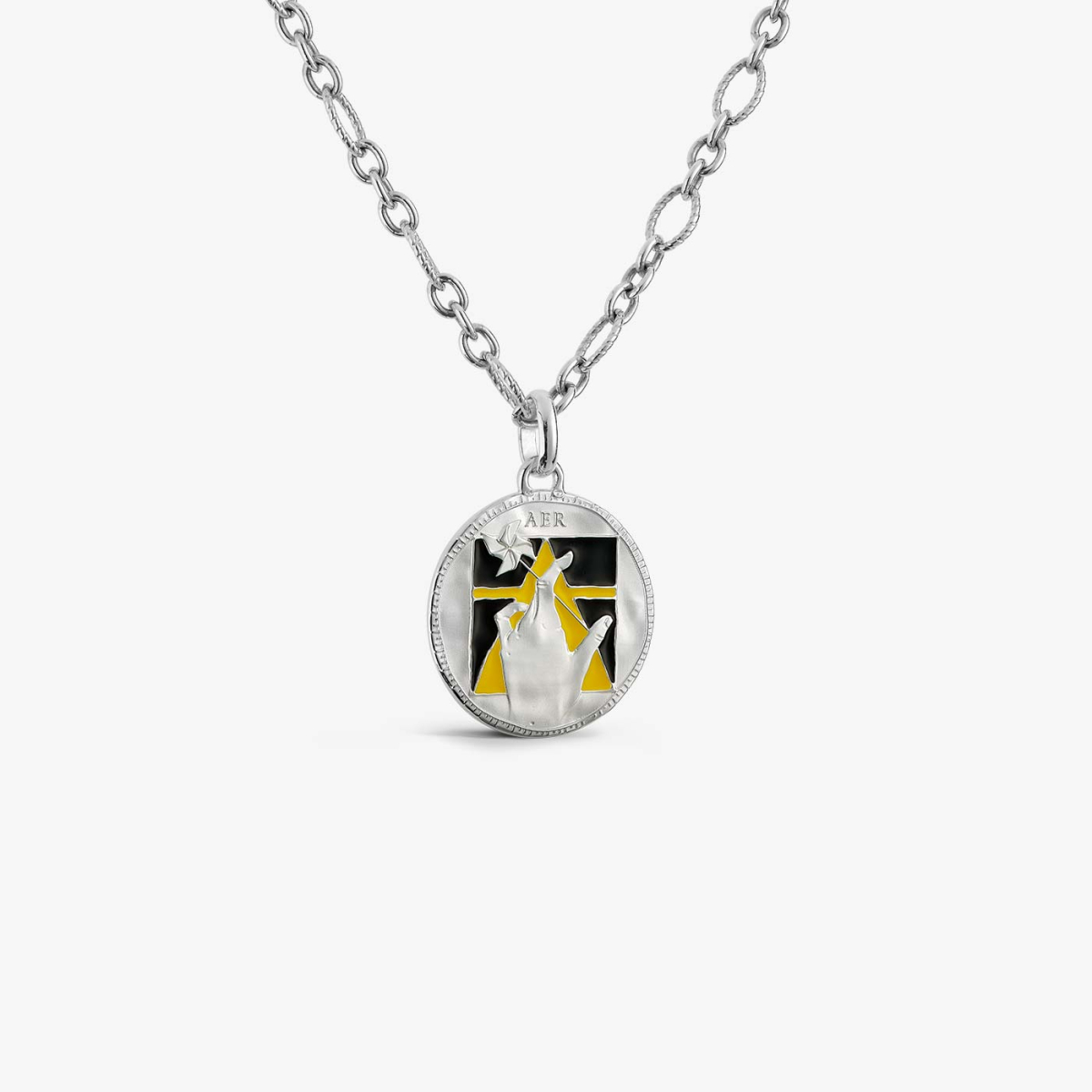 Pendentif Médaille Accordéon - Club De France - Longueur 40 Mm - Bijou Vintage Occasion Pour Passionnés