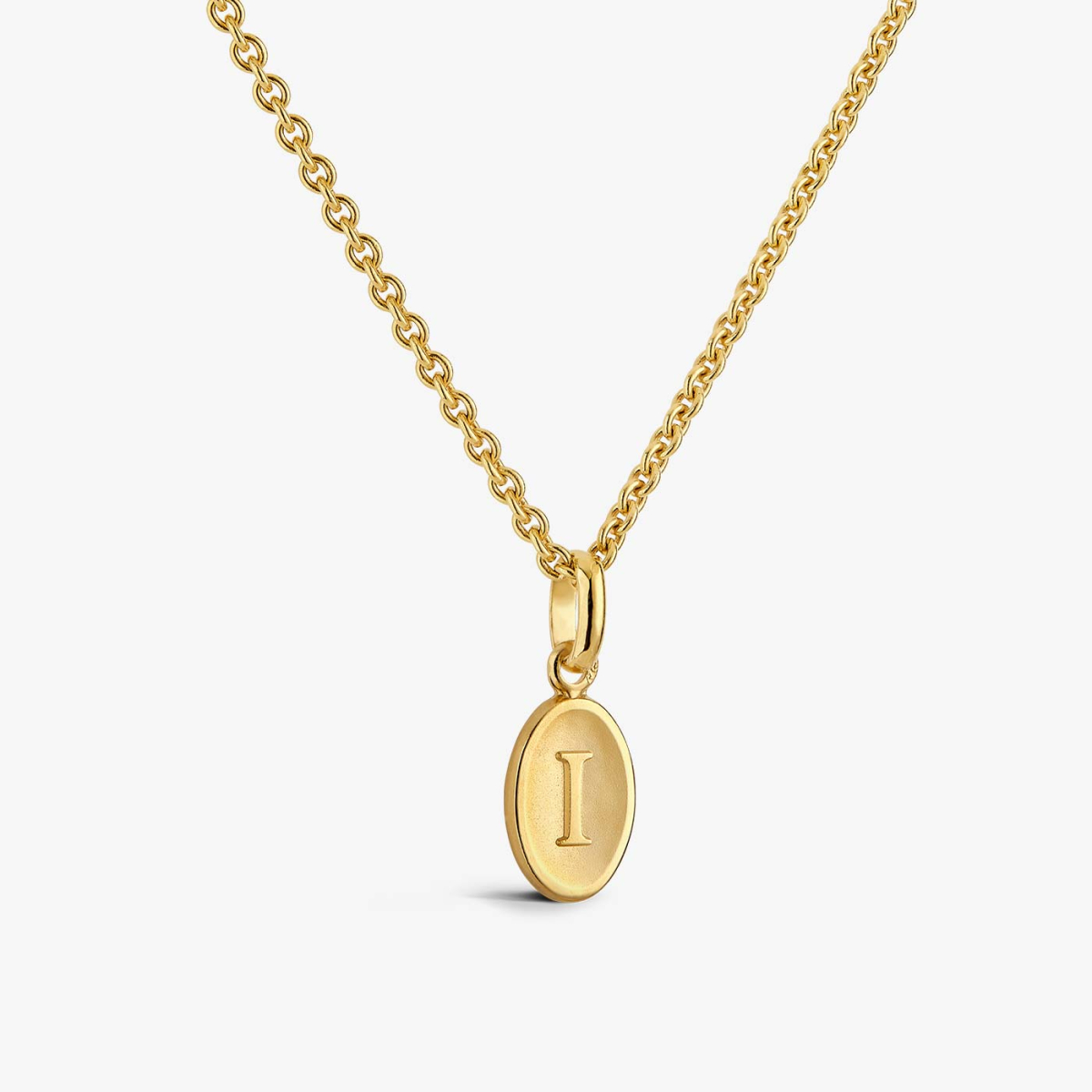 Pendentif En Or 18 Carats Avec Camée En Cornaline - Lettre "I" - Neuf Avec écrin - Cadeau Anniversaire Femme
