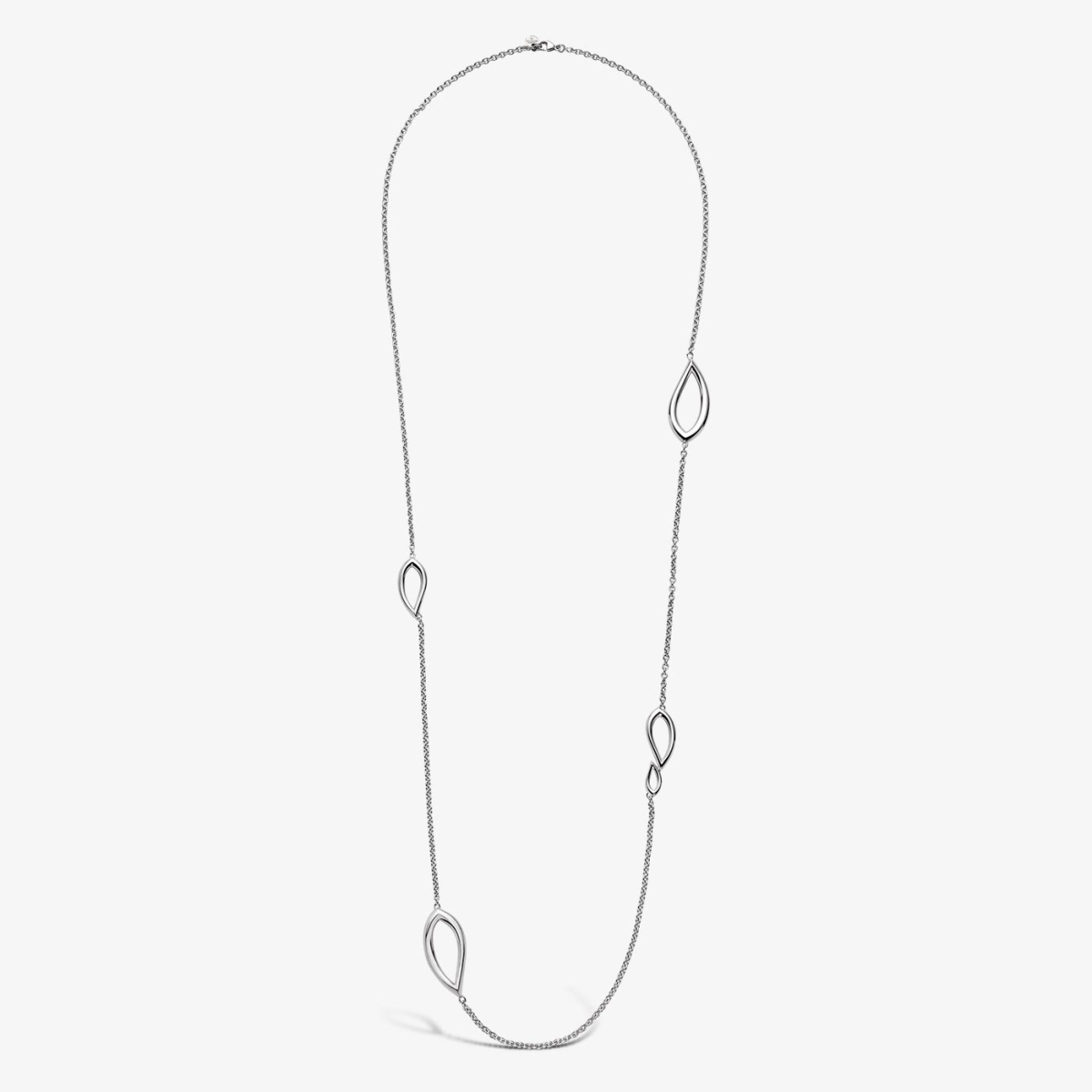 Sautoir Vintage Des Années 60 En Argent Sterling 925, Longueur 95 Cm - Occasion