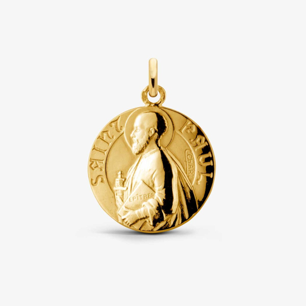 Médaille En Argent 925 Du Saint Apôtre Paul - Bijou Religieux Neuf Avec Étiquettes