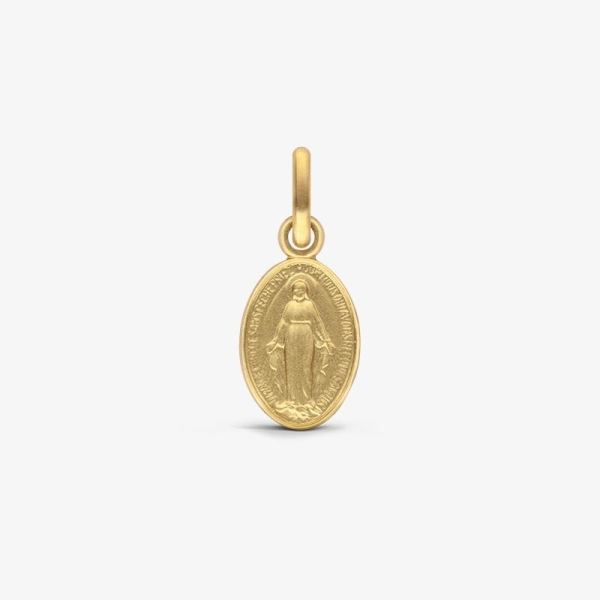 Médaille Miraculeuse Et Croix En Métal Argenté - Bijou De Dévotion Chrétienne, Protection Et Grâces De La Vierge Marie