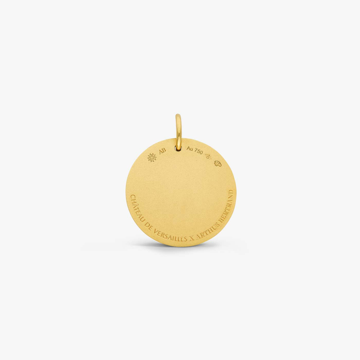 Médaille Or Jaune Le Roi Soleil, vue revers