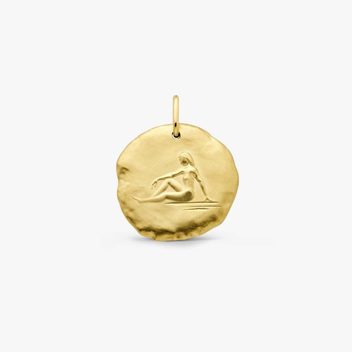 Médaille Astro Vierge Or Jaune, vue zoomée