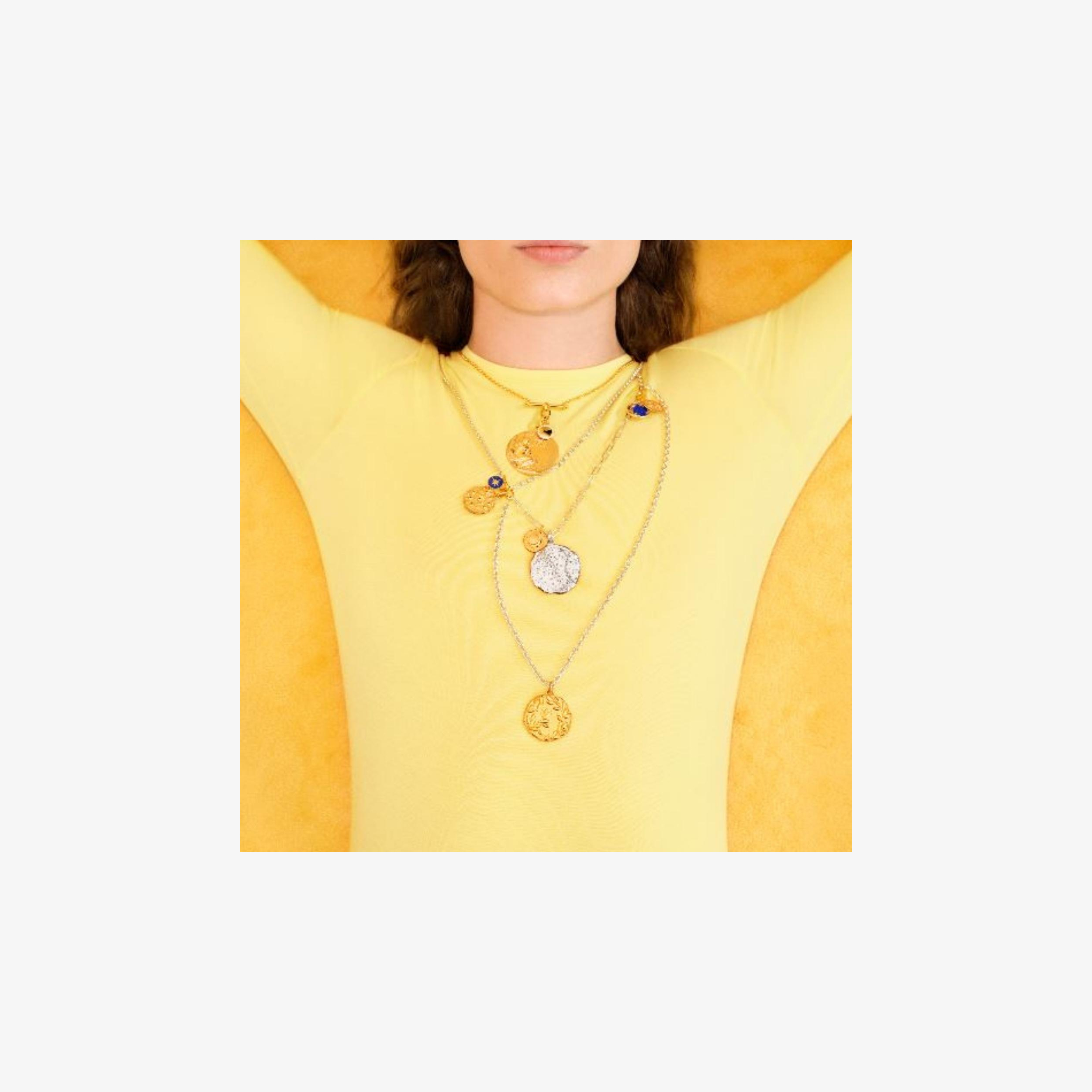 Collier Maille Art Nouveau DAMART – Plaqué Or 18 Carats (750/1000) – Années 1930 – Occasion